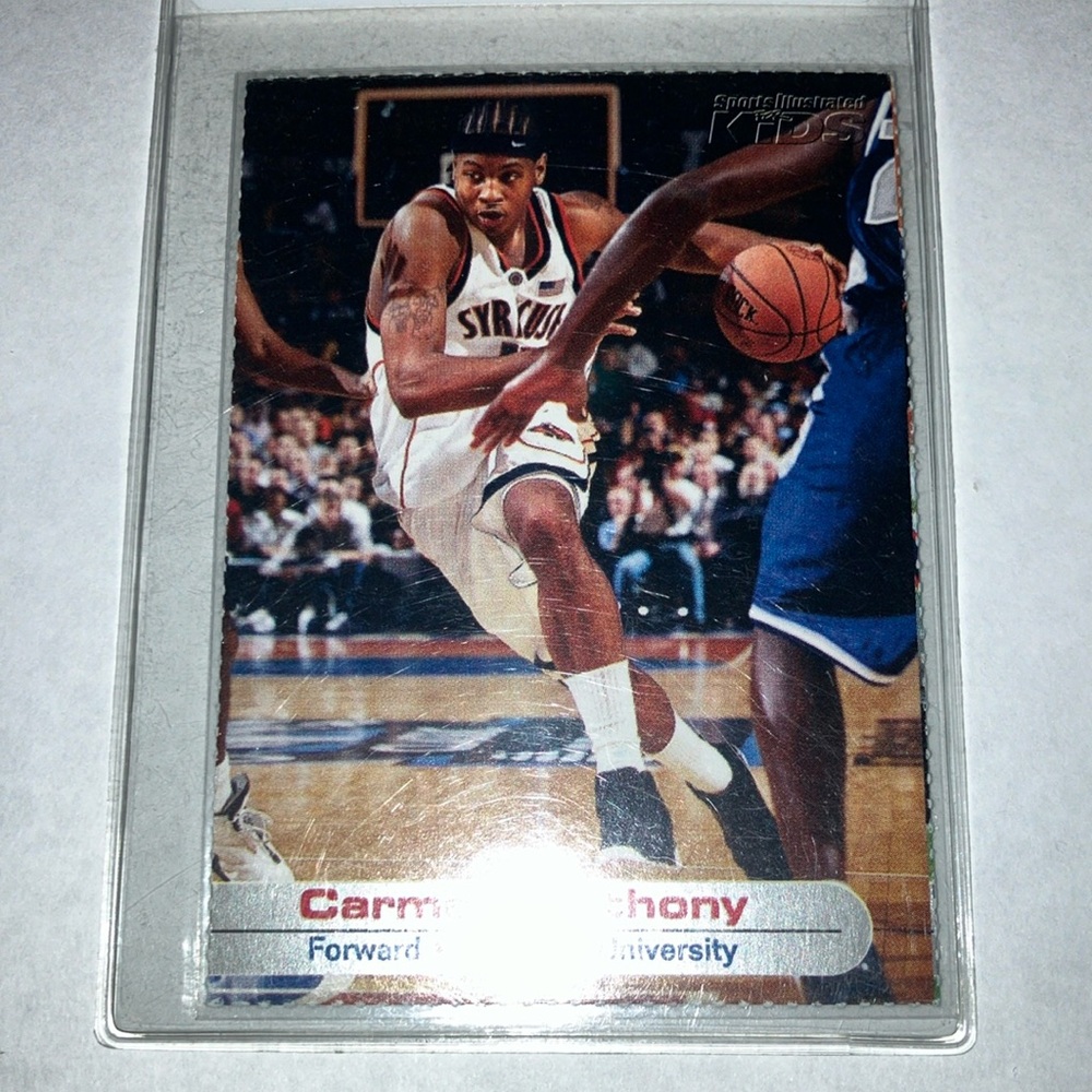 2003 Sports Illustrated Carmelo Anthony NBA Rookie Basketball Card NM+ RARE
